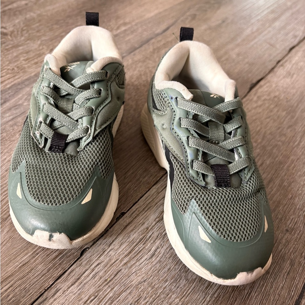 Reebok Kids Olive Green Sneakers